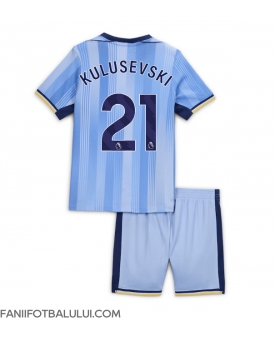Tottenham Hotspur Dejan Kulusevski #21 Echipament de Fotbal Replică 2024-25 Copii Deplasare (+ Șorturi)